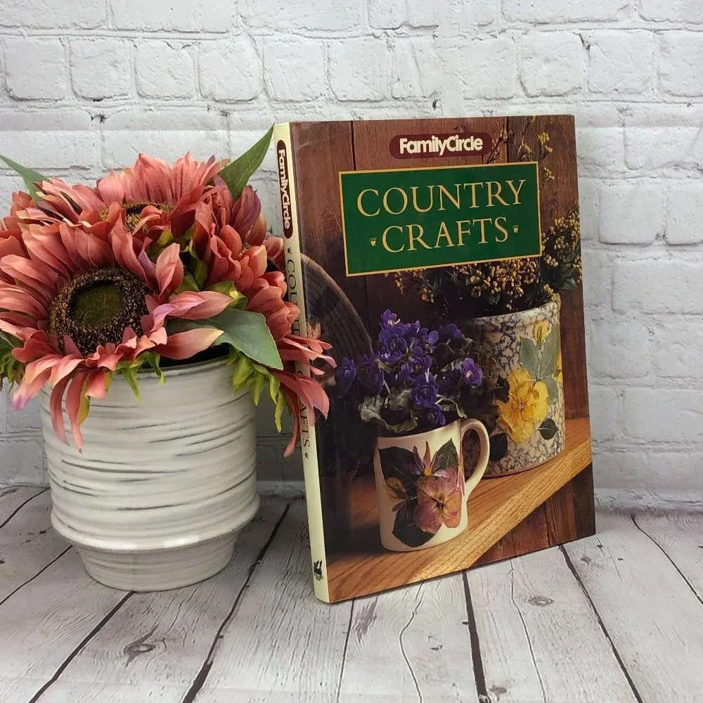 vintage family circle country crafts 1992
